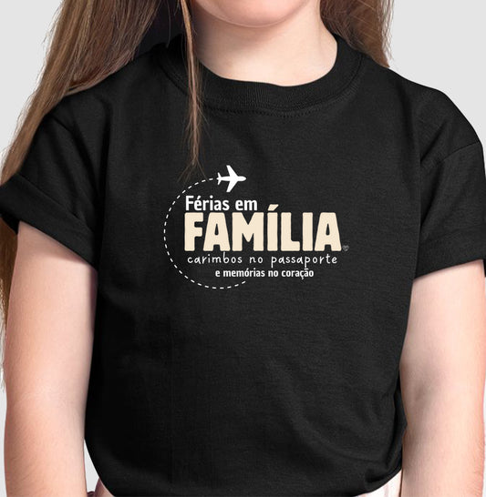 Camiseta Férias em Família