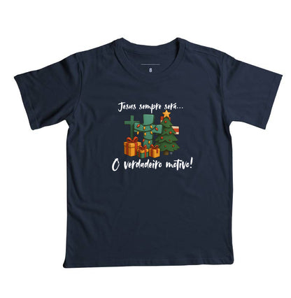 Camiseta Infantil verdadeiro sentido do natal
