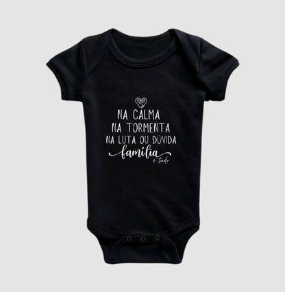 Body Infantil Família Calma,paz e tormenta