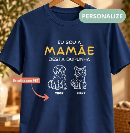 Camiseta Personalizada Mãe Pet Turminha