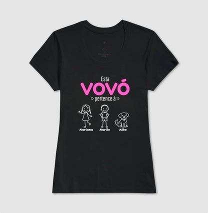Camiseta Personalizada - Vovô/Vovó  Netos e Pets