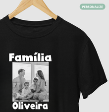 Camiseta Família - Foto Retrato
