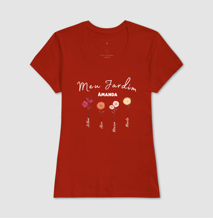 Camiseta Personalizada Jardim da Mamãe