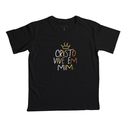 Camiseta Infantil - Cristo Vive em mim
