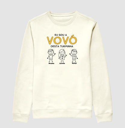 Suéter Eu sou a Vovó/Vovô desta turminha