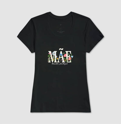 Camiseta Mãe Floral