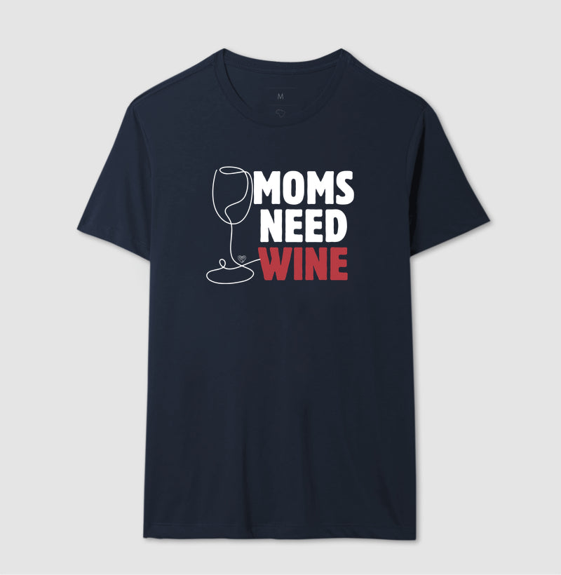 Camiseta Moms Need Wine