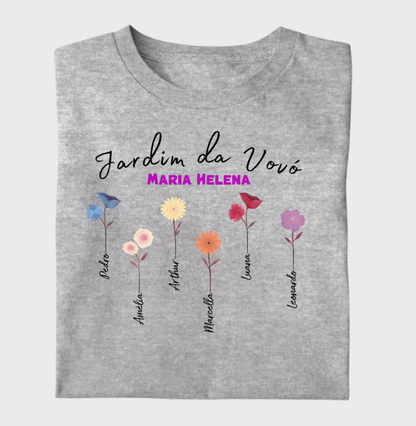 Camiseta Personalizada - Jardim da Vovó