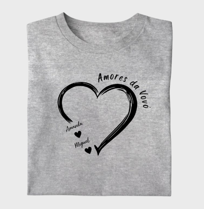 Camiseta Personalizada Amores da Vovó