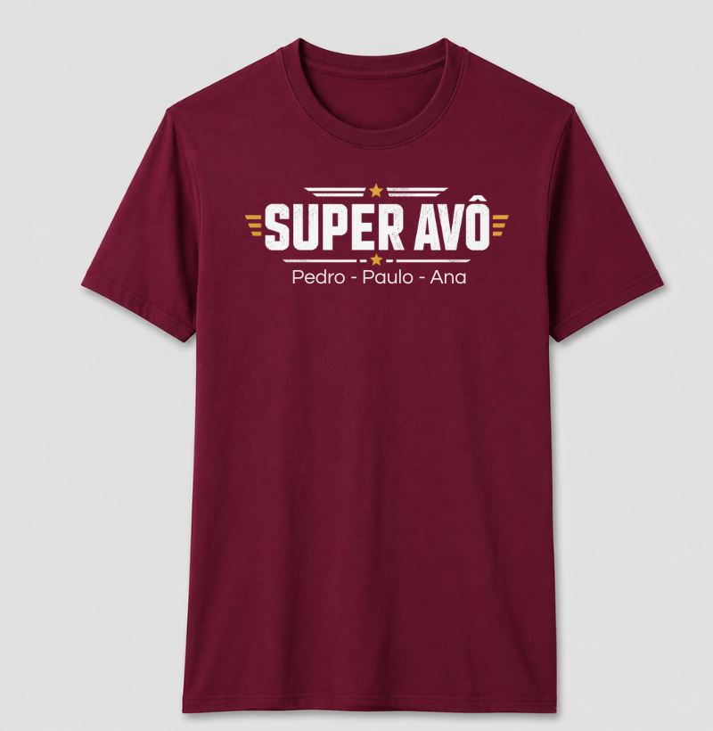 Camiseta Personalizada Super Avô