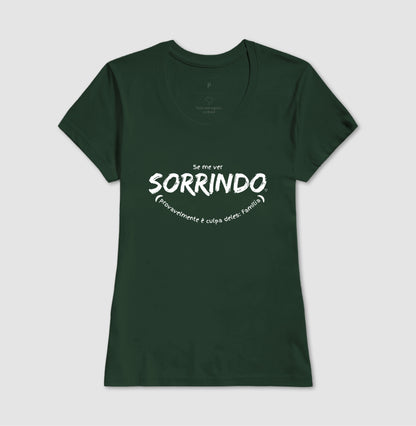 Camiseta - Se me ver sorrindo