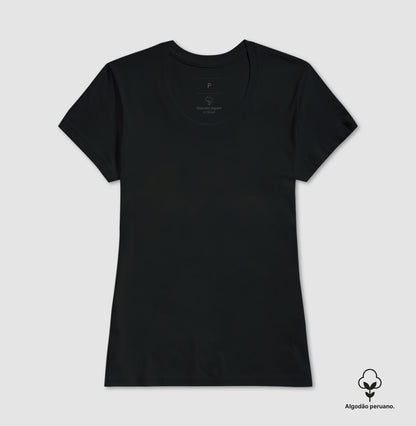 Camiseta Algodão Peruano Lisa