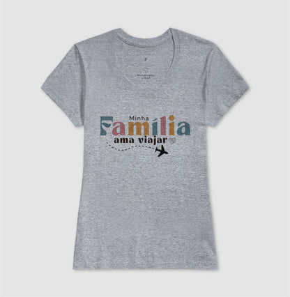 Camiseta Família Ama Viajar