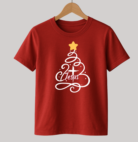 Camiseta Natal Árvore de Jesus