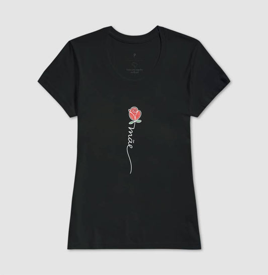 Camiseta Flor de Mãe