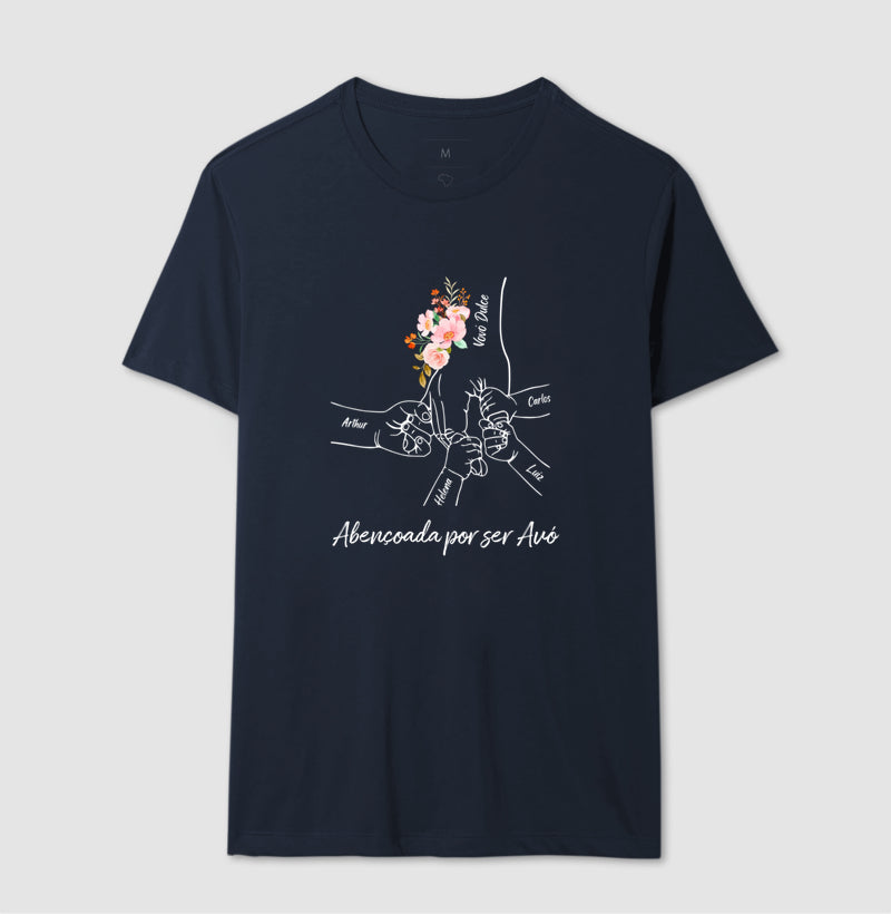 Camiseta Personalizada Abençoada por ser avó