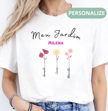 Camiseta Personalizada Jardim da Mamãe