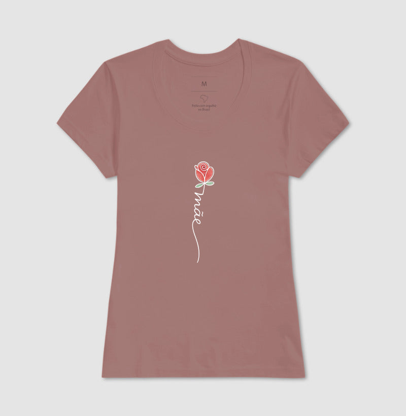 Camiseta Flor de Mãe