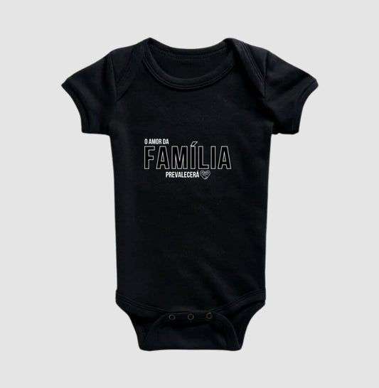 Body Infantil Família o amor prevalecerá