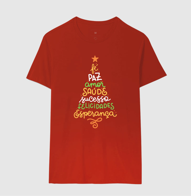 Camiseta Natal Árvore da positividade