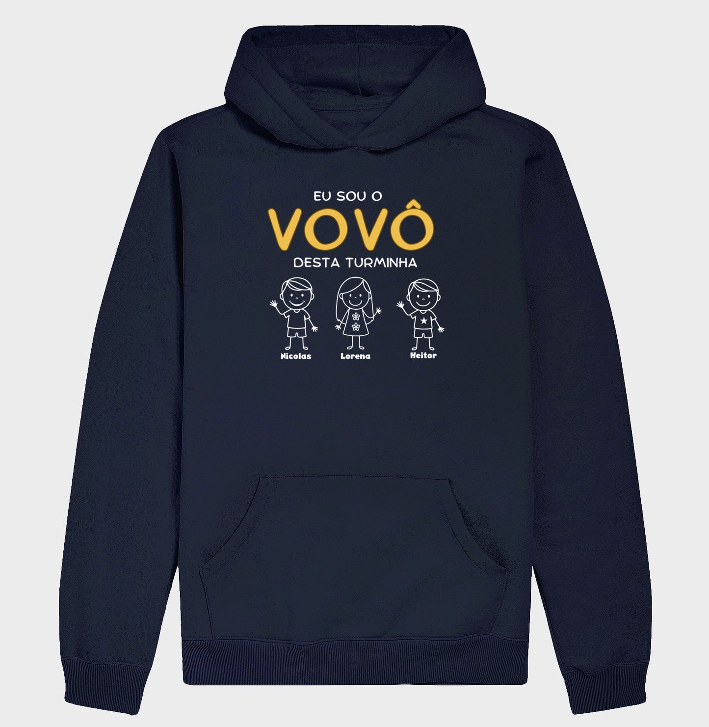Moletom Personalizado Vovô/ Vovó desta turminha