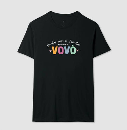 Camiseta minhas pessoas favoritas me chamam de vovó