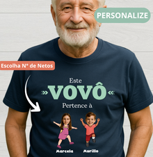 Camiseta Personalizada Divertida Vovô pertence à