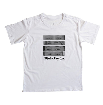 Camiseta Personalizada Infantil - Olhares