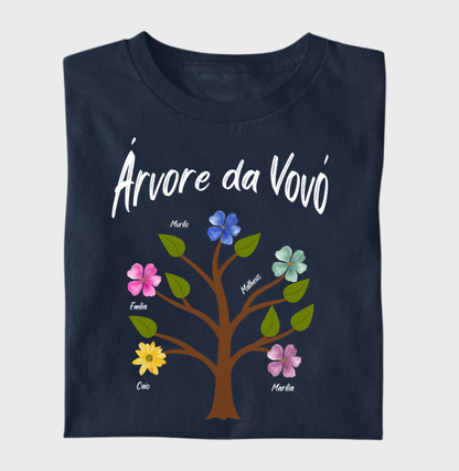 Camiseta Personalizada - Árvore da Vovó