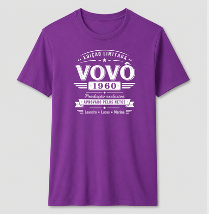 Camiseta Personalizada Avô Edição Limitada