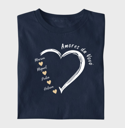 Camiseta Personalizada Amores da Vovó