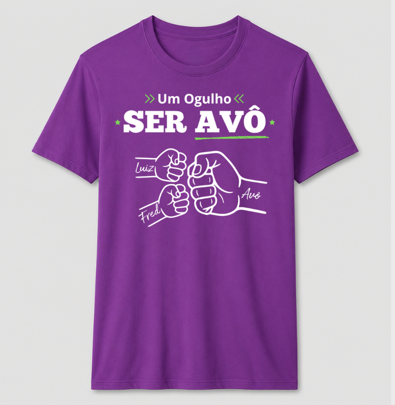 Camiseta Personalizada Orgulho Ser Avô