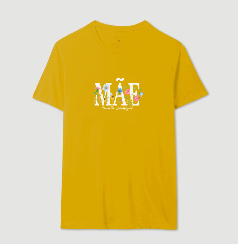 Camiseta Mãe Floral