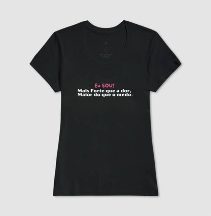 Camiseta Personalizada - Eu sou maior do que a dor