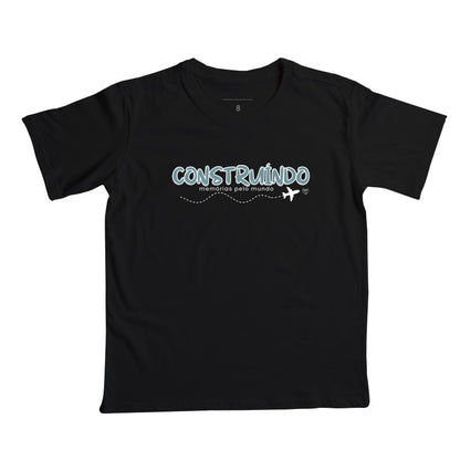 Camiseta Infantil Construindo Memórias pelo Mundo