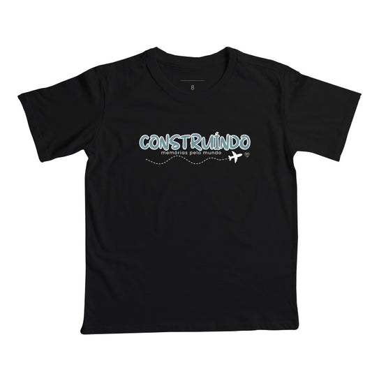 Camiseta Infantil Construindo Memórias pelo Mundo