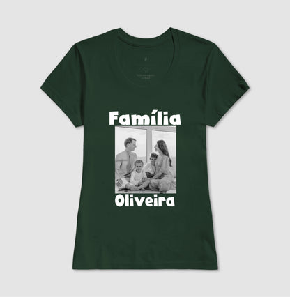 Camiseta Família - Foto Retrato