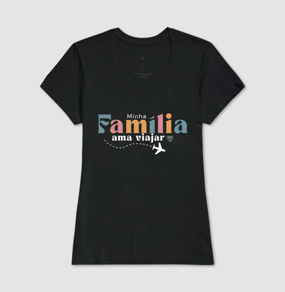 Camiseta Família Ama Viajar