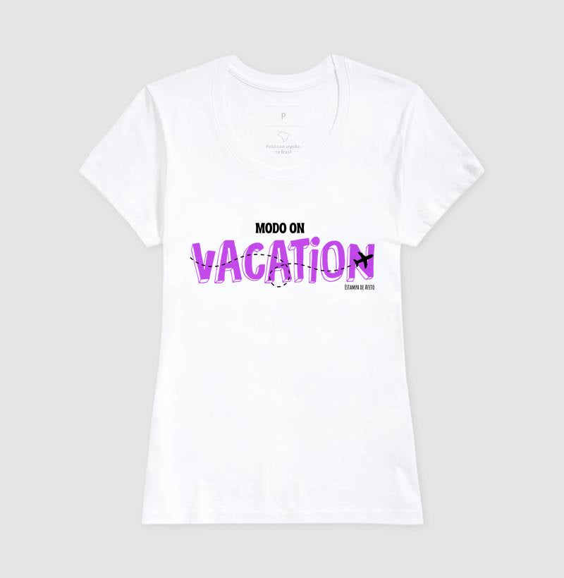 Camiseta Viagem Vacation Modo on