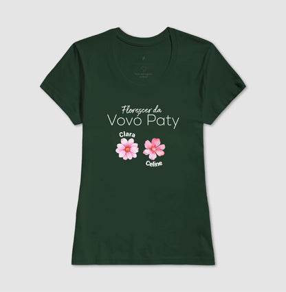 Camiseta Personalizada Florescer da Vovó