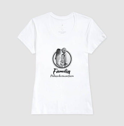 Camiseta Personalizada Família -Pedaço de Céu na Terra