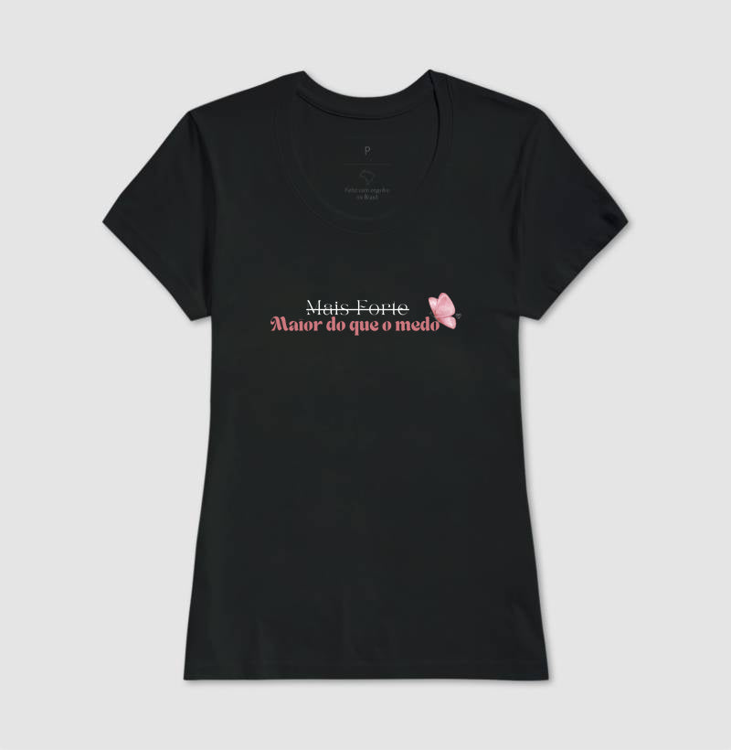 Camiseta Personalizada - Maior do que o Medo