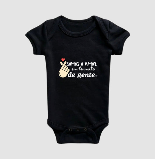 Body Infantil Família Formato de Gente