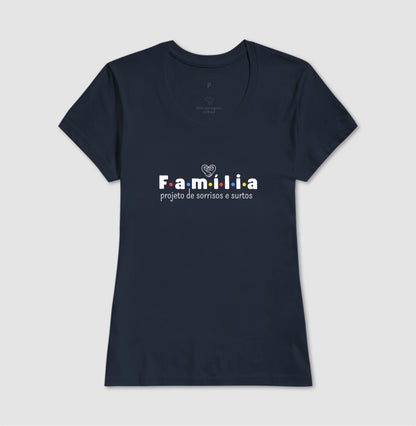 Camiseta Família - Projeto de sorrisos e caos