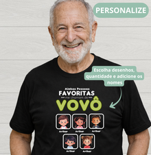 Camiseta Personalizada minhas pessoas favoritas me chamam de VOVÔ