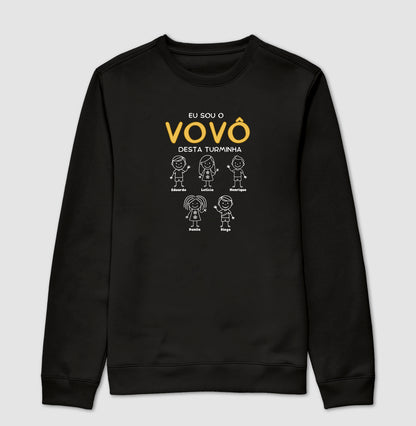 Suéter Personalizado Eu sou o Vovô/Vovó desta Turminha