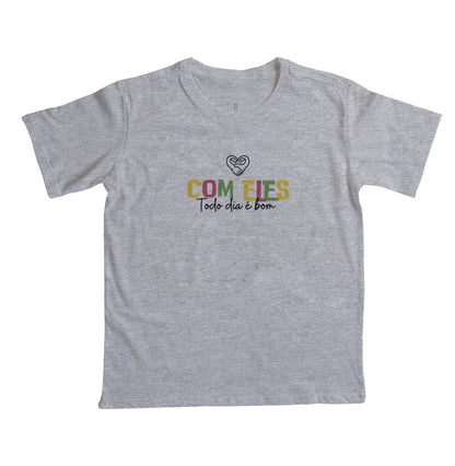Camiseta Infantil - Família Com eles