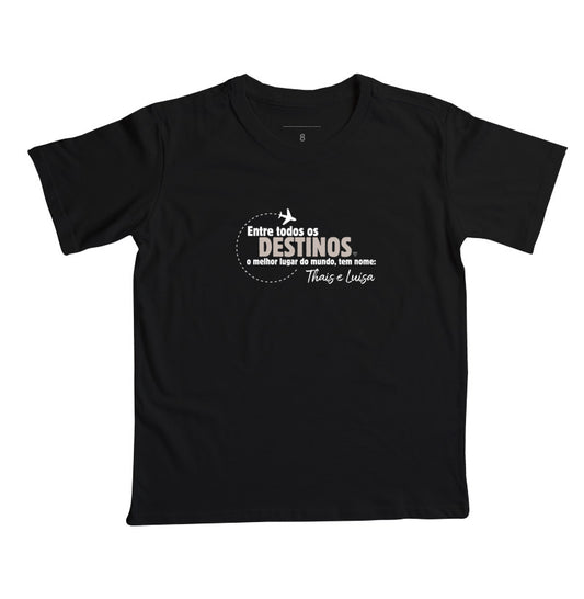 Camiseta Infantil - Entre todos os Destinos