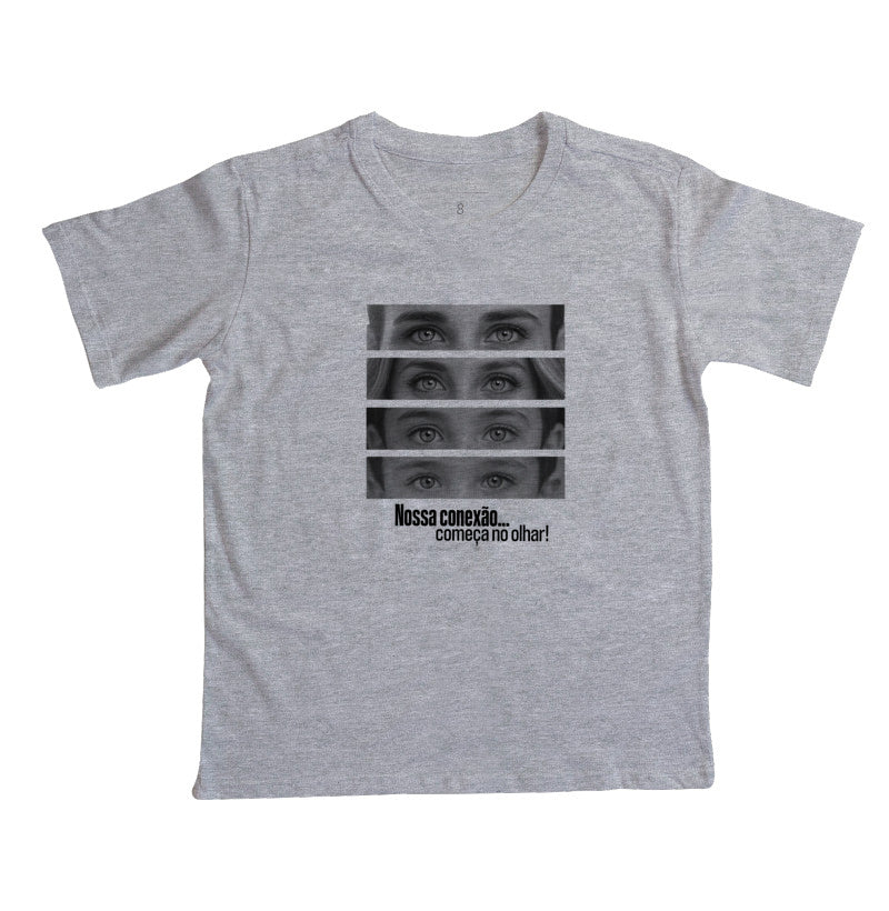 Camiseta Infantil Personalizada Olhares