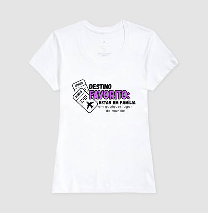 Camiseta Viagem Família meu Destino Favorito